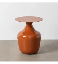 Stolik kawowy boczny CERANKI  47 cm terakkota