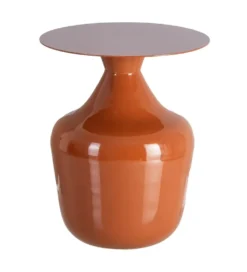 Stolik kawowy boczny CERANKI  47 cm terakkota