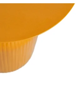 Stolik kawowy boczny CERANKI 48 cm musztardowy