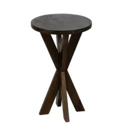 Stolik kawowy boczny CODENA 60 cm drewno mango