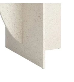 Stolik kawowy boczny DOBEMA 60 cm efekt terrazzo
