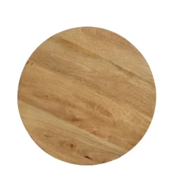 Stolik kawowy boczny DREKEO 55 cm drewno mango