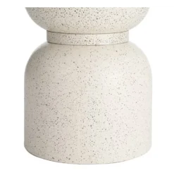 Stolik kawowy boczny EDERAN 60 cm efekt terrazzo