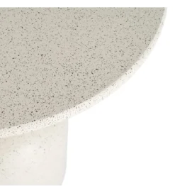 Stolik kawowy boczny EDERAN 60 cm efekt terrazzo