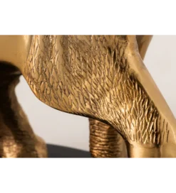 Stolik kawowy boczny ELEPHANT 80 cm złoty