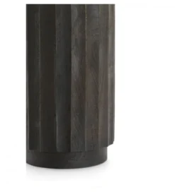 Stolik kawowy boczny ELLENA 60 cm czarny mat