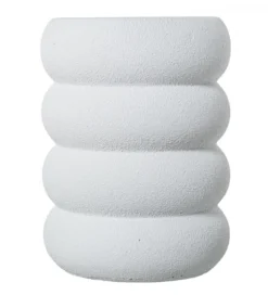 Stolik kawowy boczny FIBEREN 46 cm biały