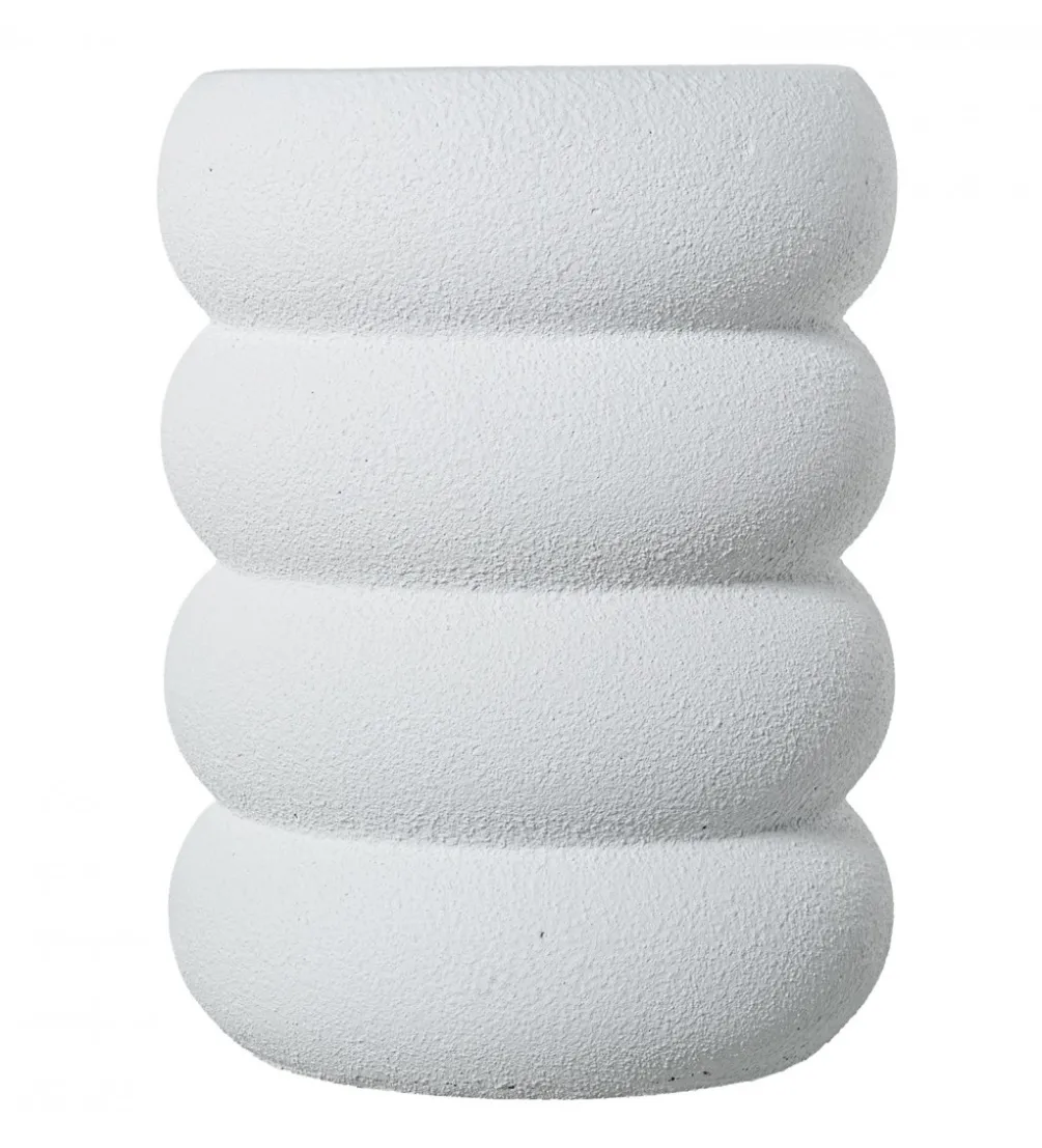 Stolik kawowy boczny FIBEREN 46 cm biały