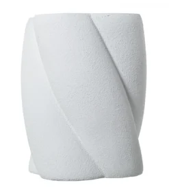 Stolik kawowy boczny FIBEREN 40 cm biały