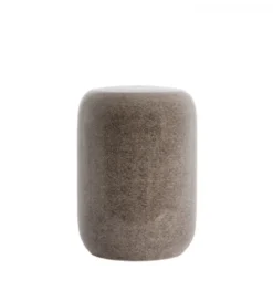 Stolik kawowy boczny FRANCA 34 cm ceramika szara