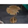 Stolik kawowy boczny GINKGO LEAF 53 cm złoty