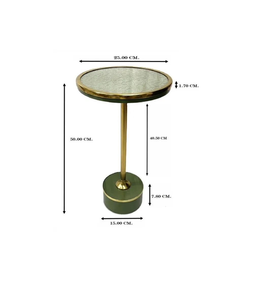Stolik kawowy boczny GRAZIA CRACK 25 cm