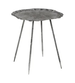 Stolik kawowy boczny GURTEN 61 cm szary