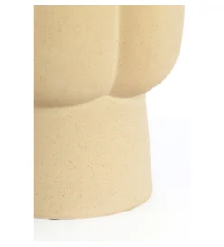 Stolik kawowy boczny JUNTO 45 cm ceramika piaskowy mat