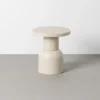Stolik kawowy boczny KIRENKO 40 cm efekt terrazzo