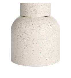 Stolik kawowy boczny KIRENKO 40 cm efekt terrazzo
