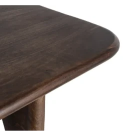 Stolik kawowy boczny KIRITON 45 cm drewno mango