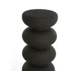 Stolik kawowy boczny KOBODO 80 cm czarny mat