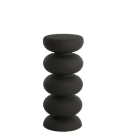 Stolik kawowy boczny KOBODO 80 cm czarny mat