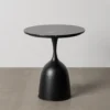 Stolik kawowy boczny KOREMA 57 cm czarny