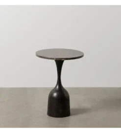 Stolik kawowy boczny KOREMA 53 cm czarny