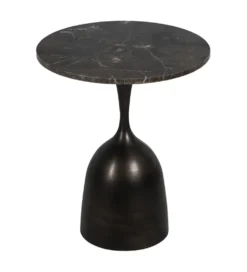 Stolik kawowy boczny KOREMA 58 cm czarny