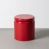 Stolik kawowy boczny LACADO ROJO 40 cm czerwony