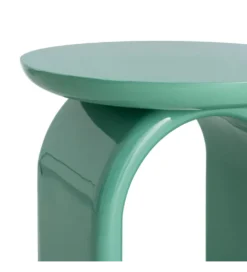 Stolik kawowy boczny LACQUER 50 cm zielony