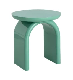 Stolik kawowy boczny LACQUER 50 cm zielony