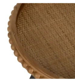 Stolik kawowy boczny LETTYN 52 cm drewno jodły