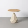 Stolik kawowy boczny MARENA 50 cm kremowy