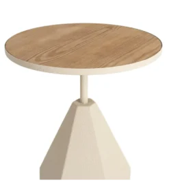 Stolik kawowy boczny MARENA 56 cm kremowy