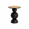 Stolik kawowy boczny MISSISSAUGA 40 cm czarny