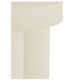 Stolik kawowy boczny MIZUHO 50 cm kremowy
