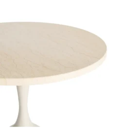 Stolik kawowy boczny MOGAJO 50 cm biały