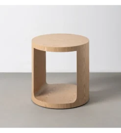 Stolik kawowy boczny NASTARMA 50 cm naturalny