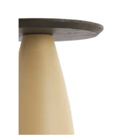 Stolik kawowy boczny OCANA 50 cm naturalny beżowy