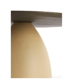 Stolik kawowy boczny OCANA 50 cm naturalny beżowy
