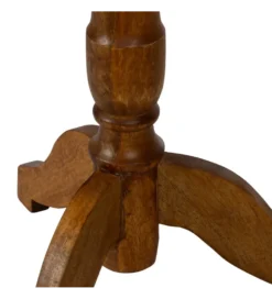 Stolik kawowy boczny ODEZANM 69 cm drewno mango
