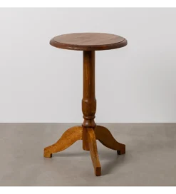 Stolik kawowy boczny ODEZANM 69 cm drewno mango