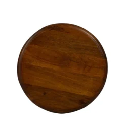 Stolik kawowy boczny ODEZANM 69 cm drewno mango