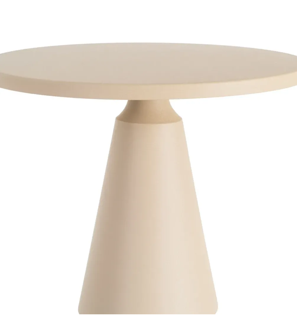 Stolik kawowy boczny OFERAN 50 cm taupe