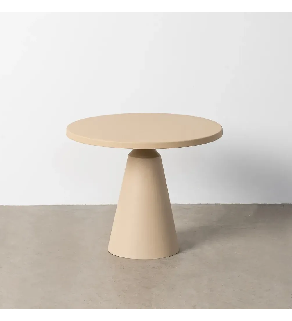 Stolik kawowy boczny OFERAN 50 cm taupe