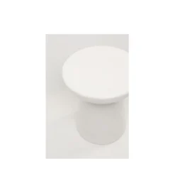 Stolik kawowy boczny PACO 41 cm biały
