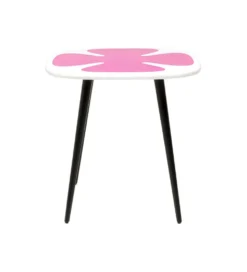 Stolik kawowy boczny PETAL 60 cm różowy