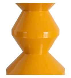 Stolik kawowy boczny PETARNO 47 cm musztardowy