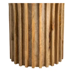 Stolik kawowy boczny TEKALEMA 62 cm drewno mango