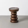 Stolik kawowy boczny TERANMO 47 cm drewno mango