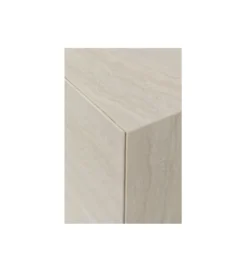Stolik kawowy boczny TRAVERTINO 45 x 45 cm naturalny