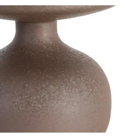 Stolik kawowy boczny VATENI 33 cm brązowy